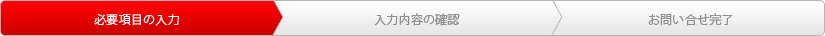 必要項目の入力