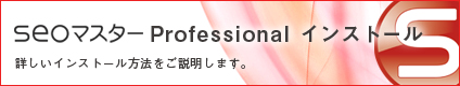 seoマスターProfessonalインストール